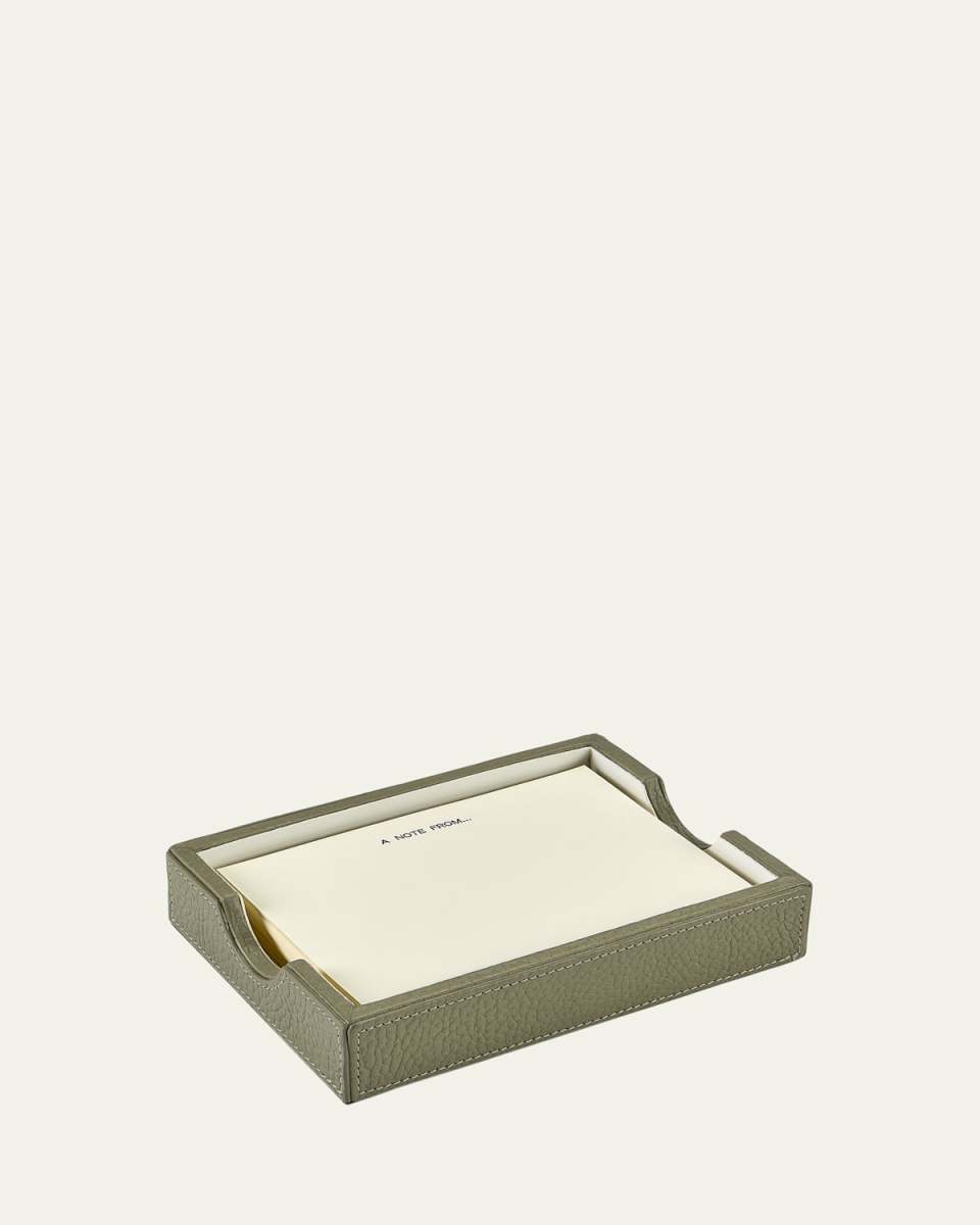 Memo Tray & "A Note From..." Notecards Set, 100 Cards