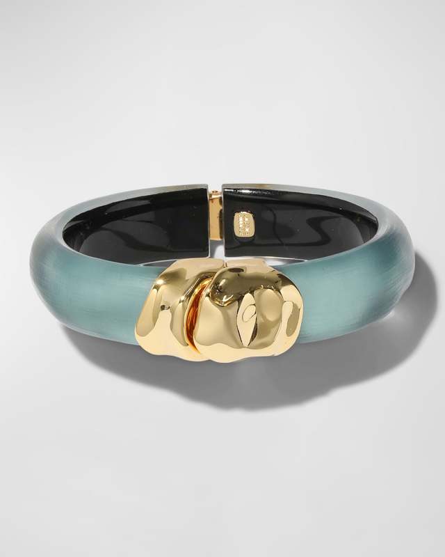 Molten Gold Hinge Bracelet