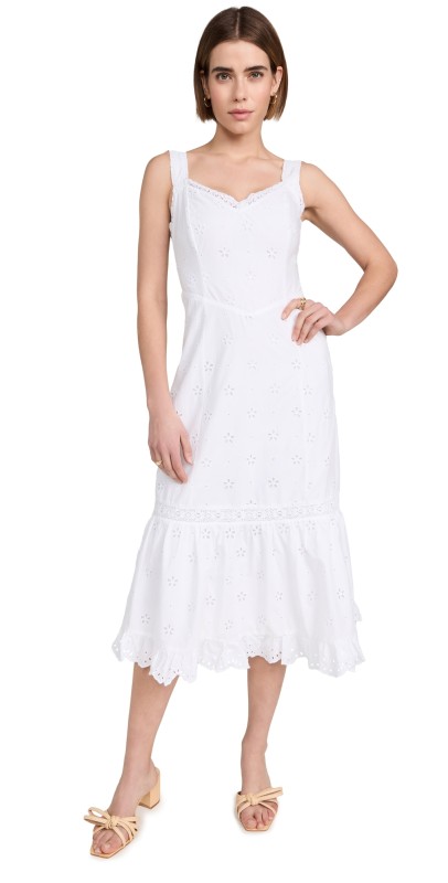 PAIGE Pallas Dress White