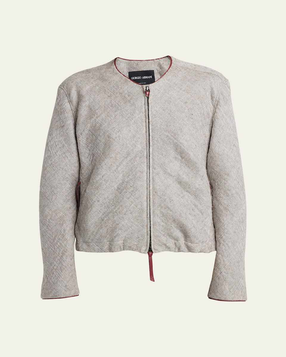 Vicuna Alpaca Zip Jacket