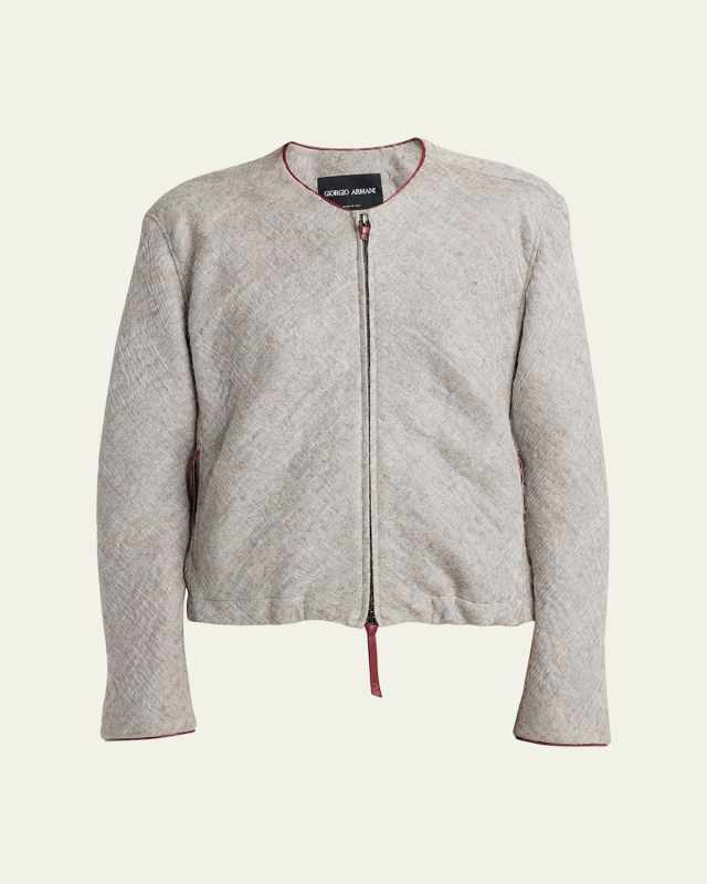 Vicuna Alpaca Zip Jacket