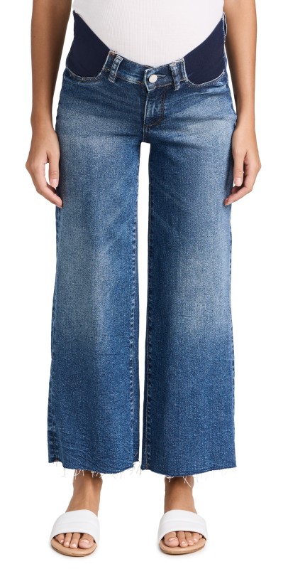 DL1961 Hepburn Maternity Wide Leg Jeans East Lake (Vintage)