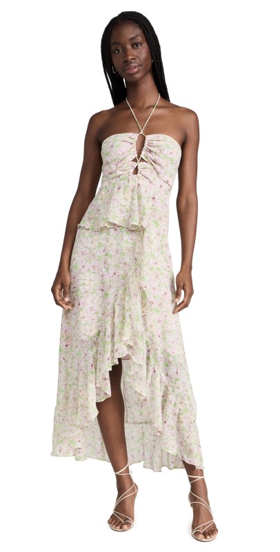 ASTR the Label Vivee Dress Green Floral