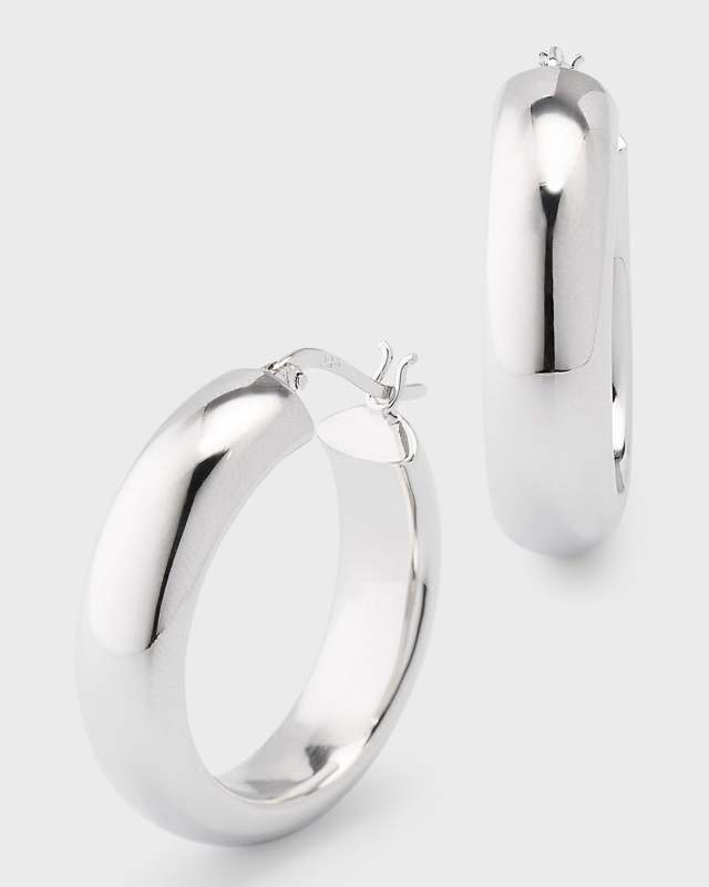 Sterling Silver Hoop Earrings