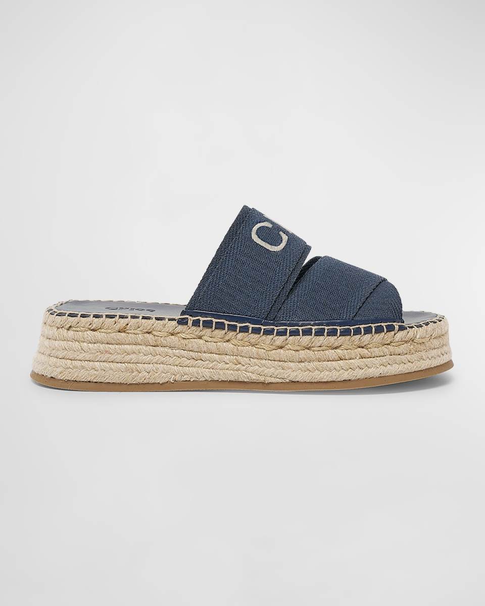Mila Platform Strappy Slide Espadrilles