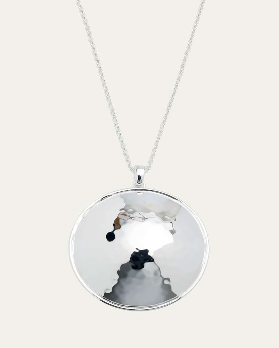 Large Goddess Pendant Necklace in Sterling Silver
