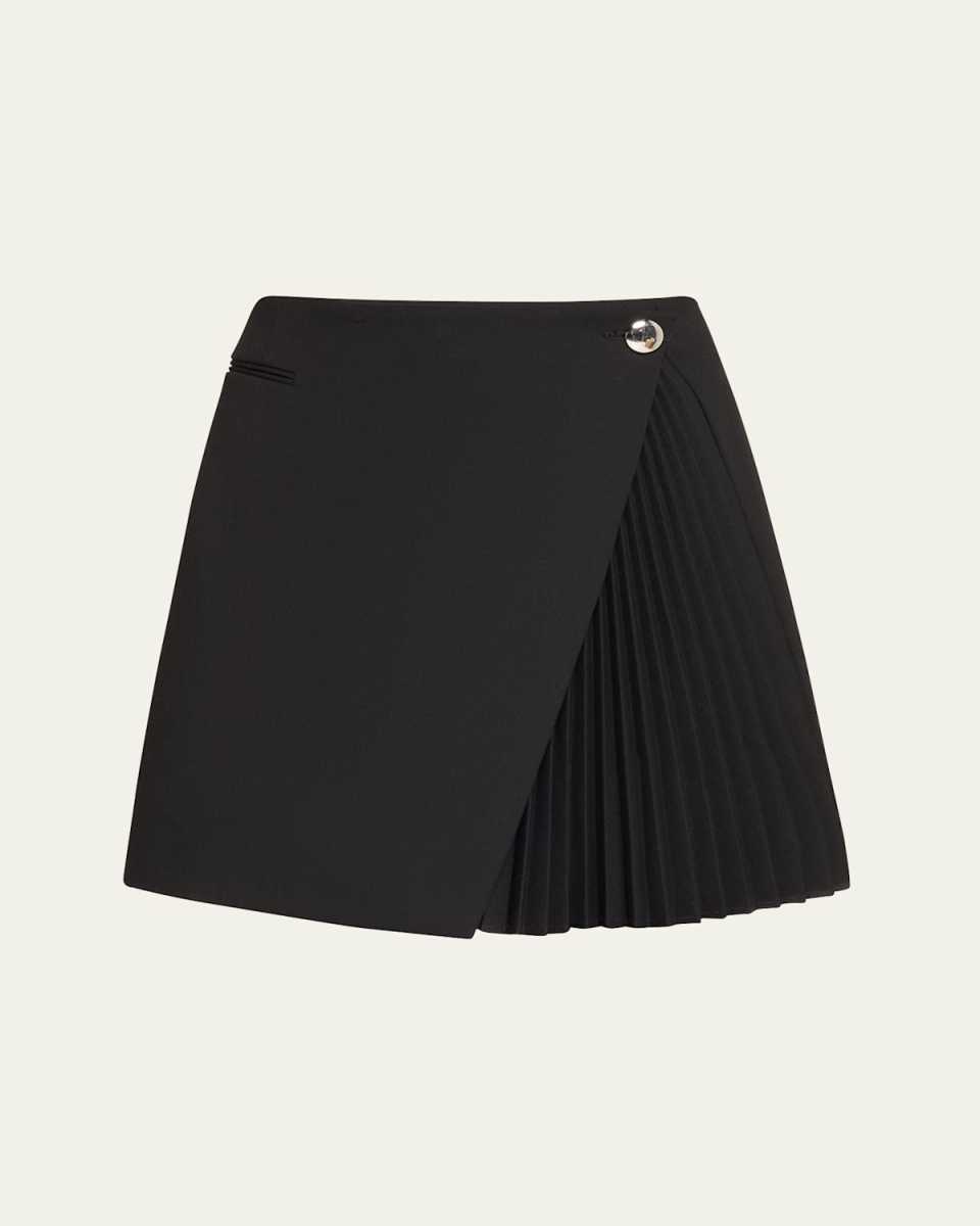 Callen Pleated A-Line Mini Skirt