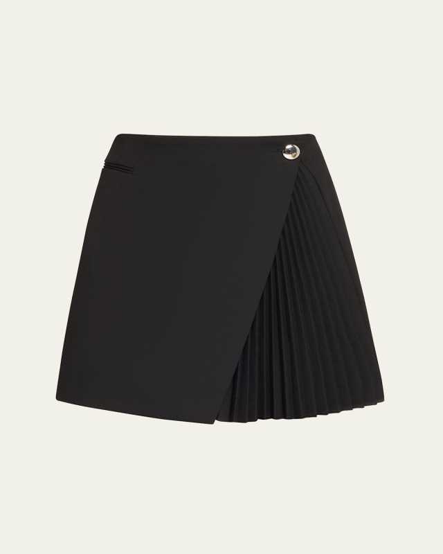 Callen Pleated A-Line Mini Skirt