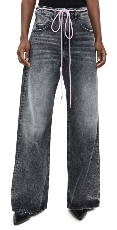 ICON DENIM LA Debby Wide Leg Jeans Grey