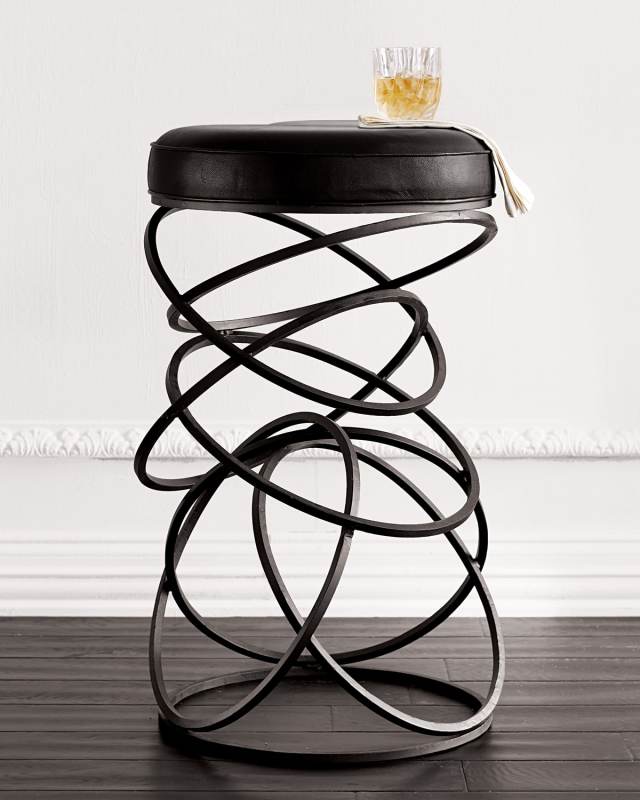 Dancing Circles Bar Stool, 30.25"