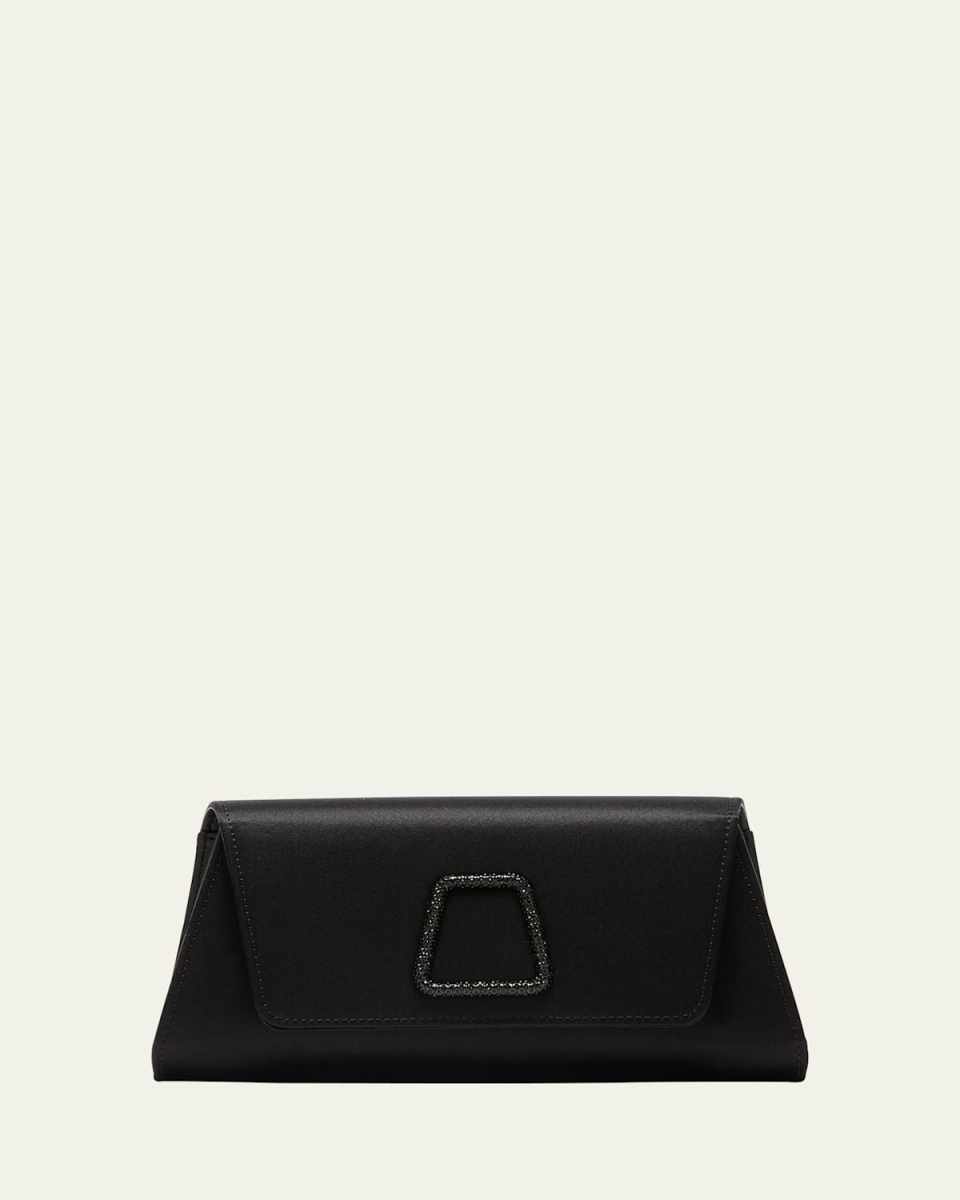 Anouk Mini Satin Clutch Bag