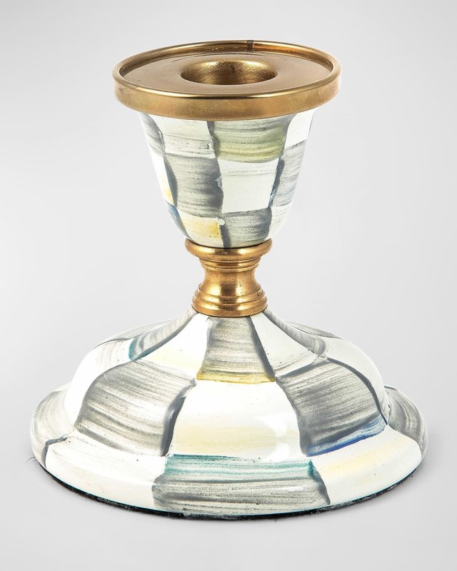 Sterling Check Candlestick - Short