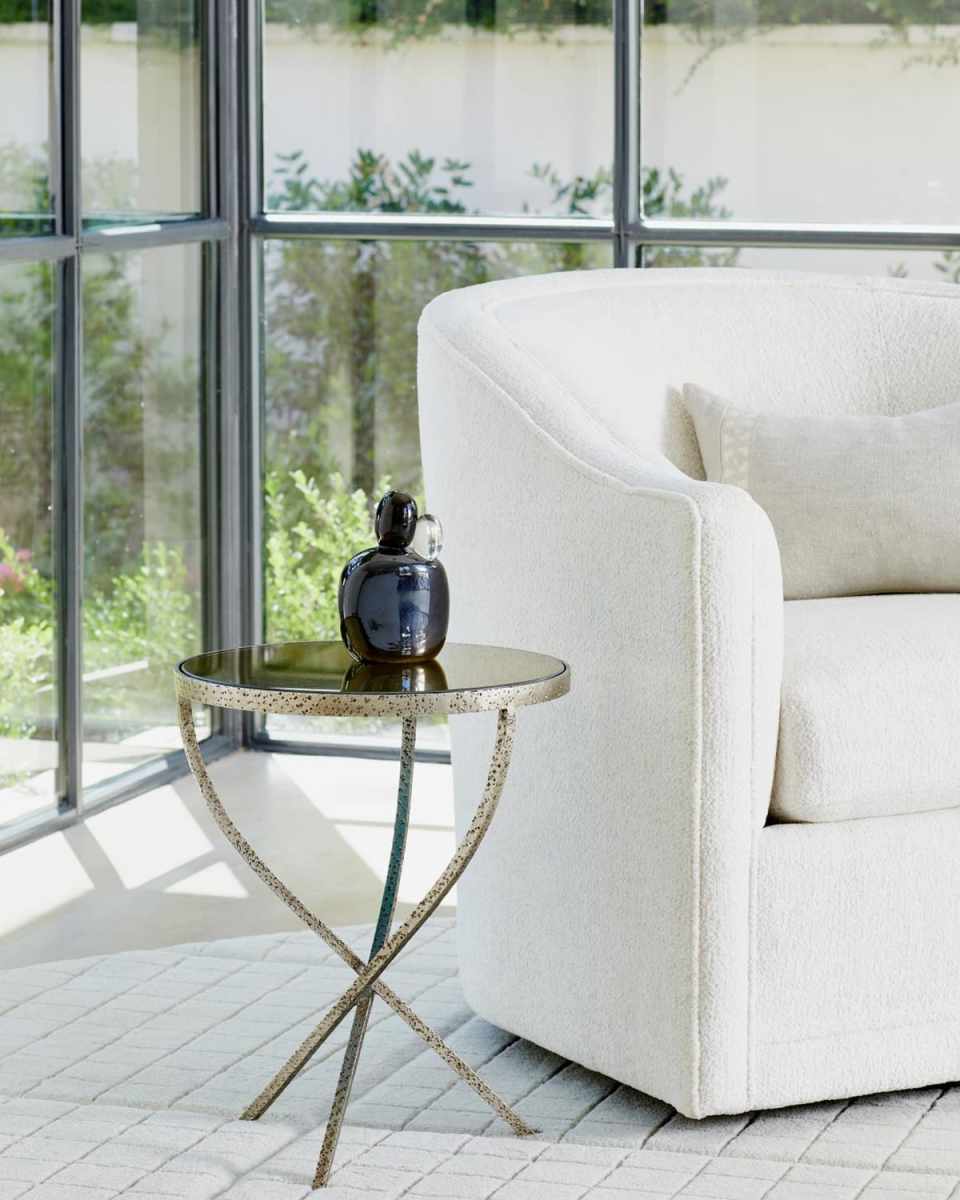 Hammered Tripod Small Table