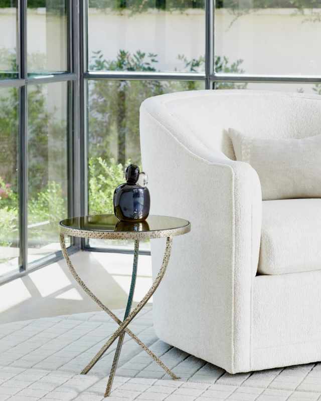 Hammered Tripod Small Table