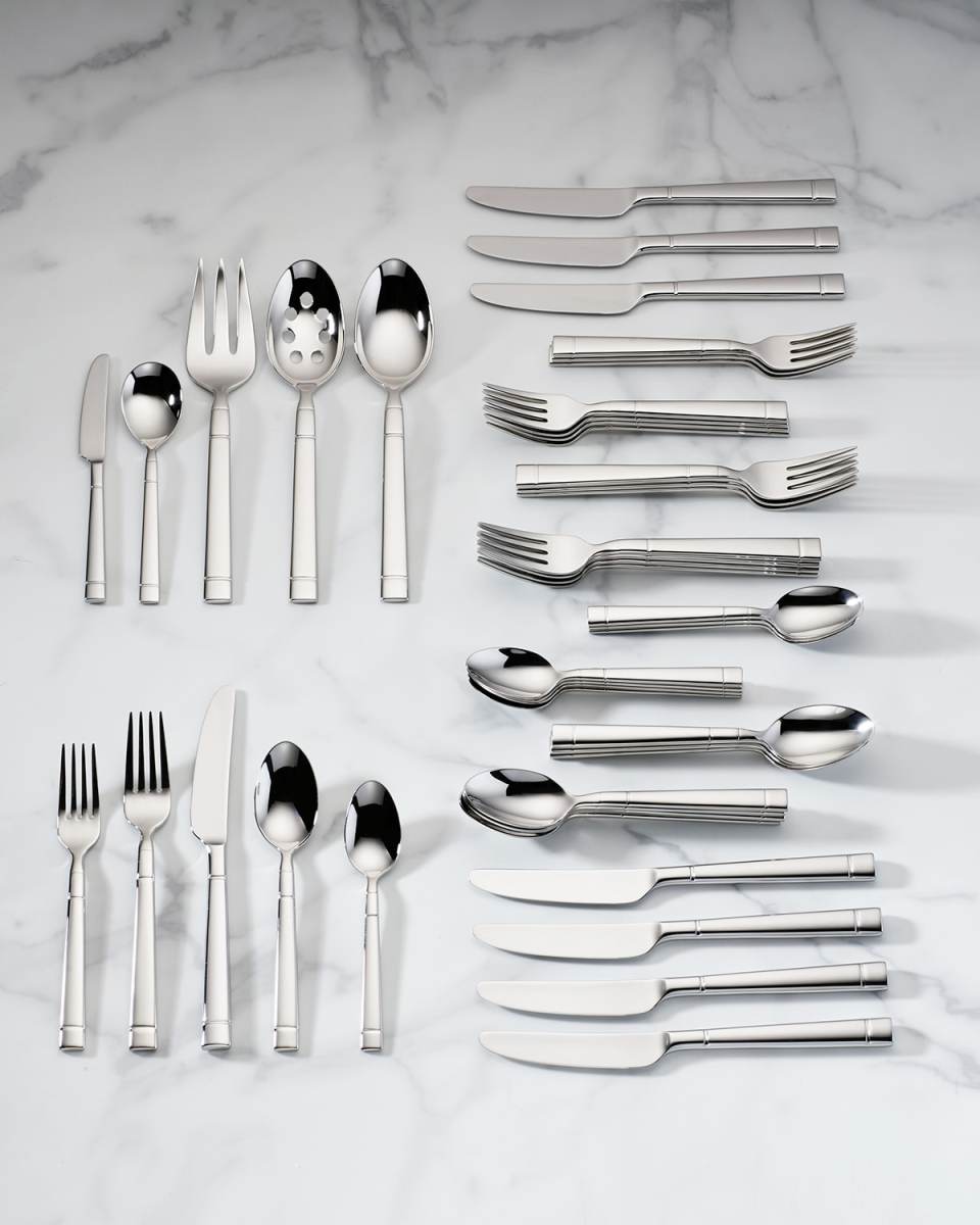 fair harbor 45-piece flatware service