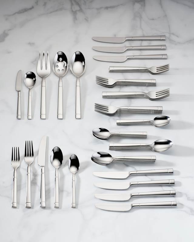 fair harbor 45-piece flatware service