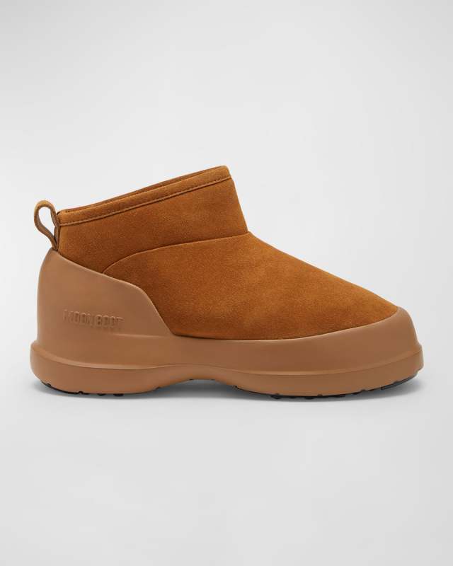 Luna Suede Cozy Ankle Booties