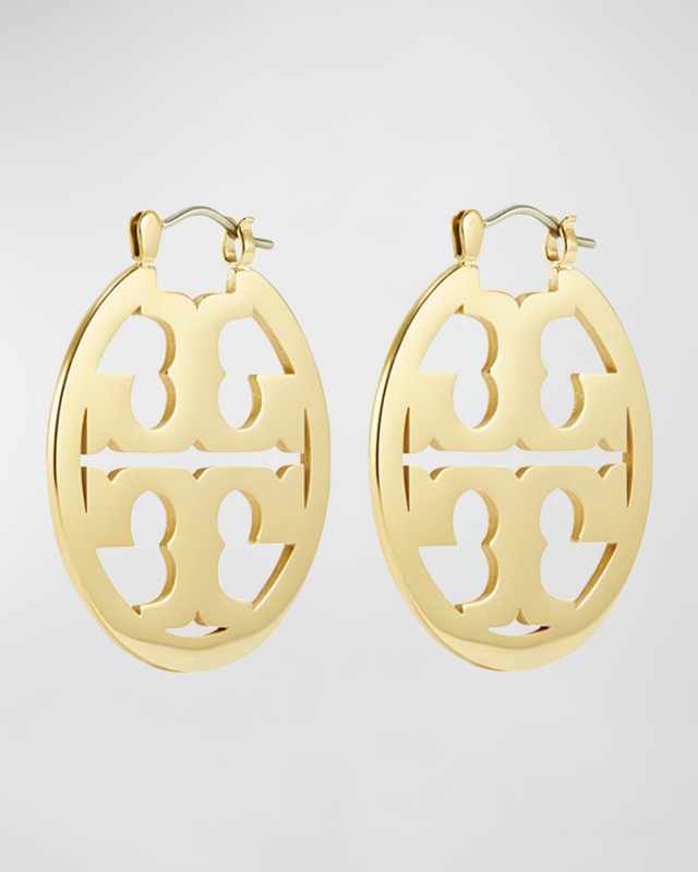 Miller Logo Hoop Earrings