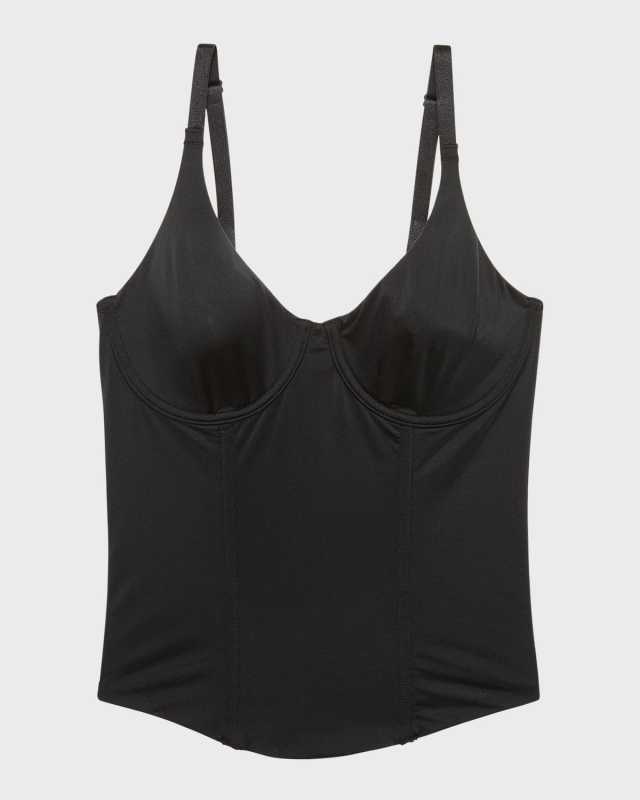 Liquid Full-Coverage Bustier Tank Top