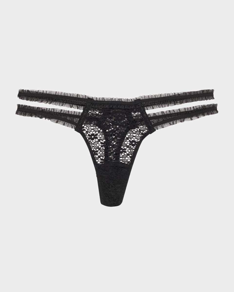 Chante Ruffle-Trim Lace Thon