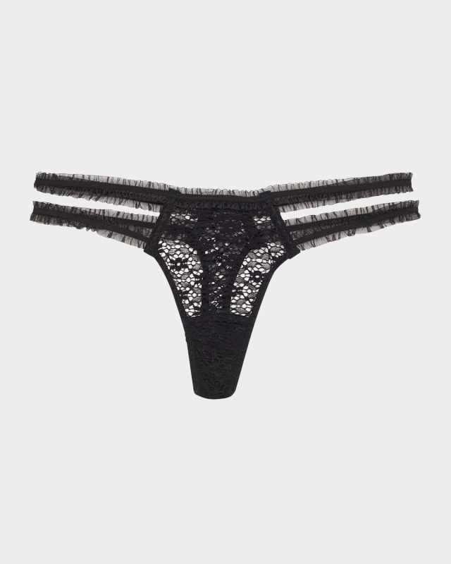 Chante Ruffle-Trim Lace Thon