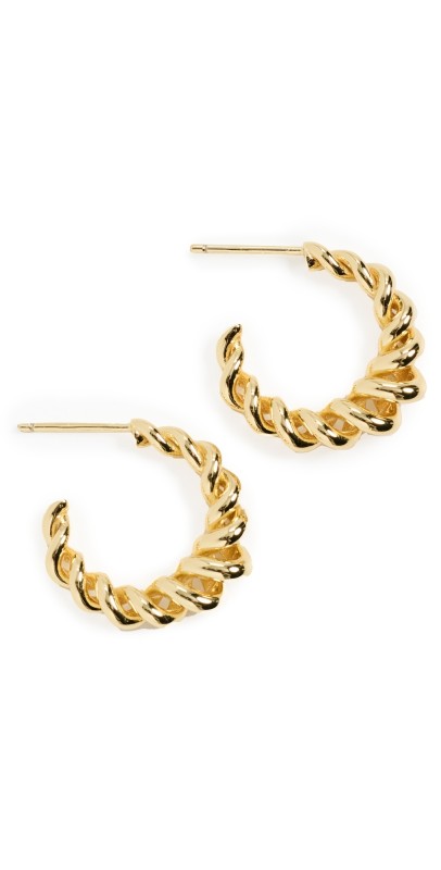 MÉGA Twister Hoop Earrings Gold