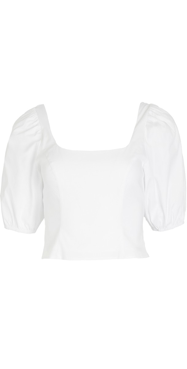 STAUD Lana Top White