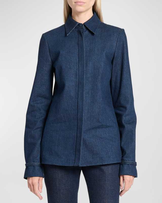 Cruz Denim Collared Shirt
