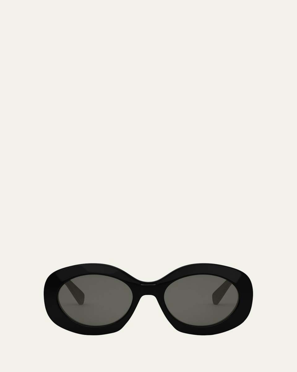 Triomphe Round Acetate Sunglasses