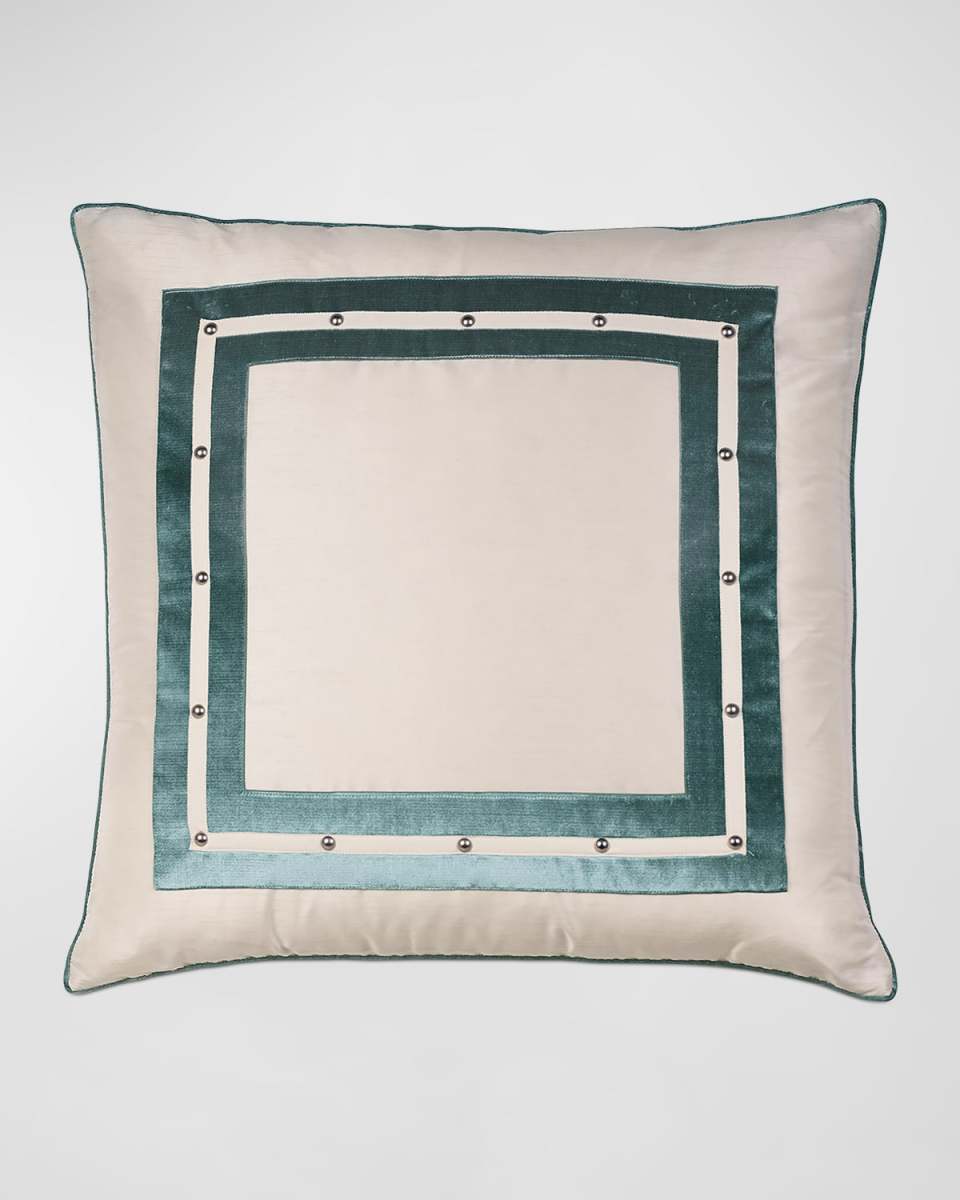 Edris Ivory with Border Euro Sham