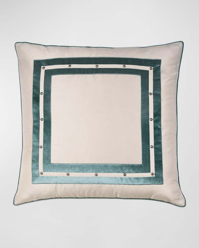 Edris Ivory with Border Euro Sham