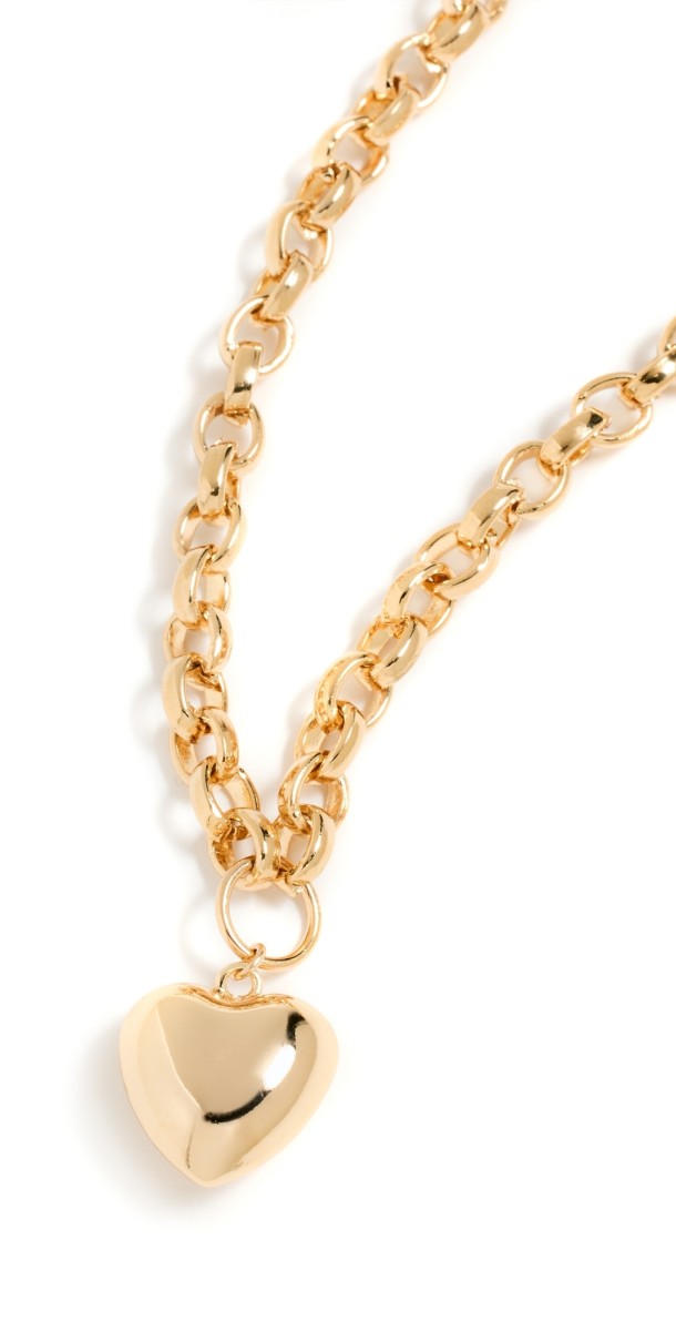 Alexa Leigh Puff Love Necklace Gold