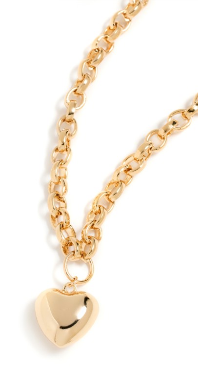Alexa Leigh Puff Love Necklace Gold