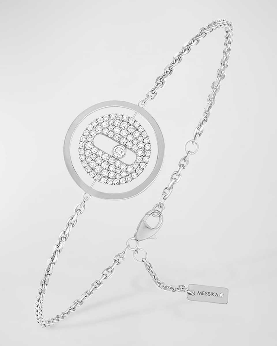 Lucky Move 18K White Gold Small Diamond Bracelet