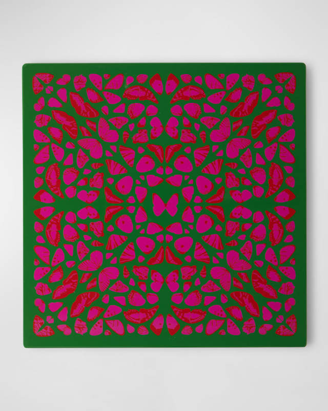 Square Butterfly Lacquer Placemat