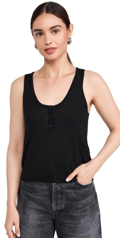 OGD One Grey Day Bianca Tank Black