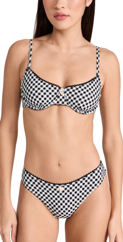 Solid & Striped The Daphne Top Blackout X Marshmallow