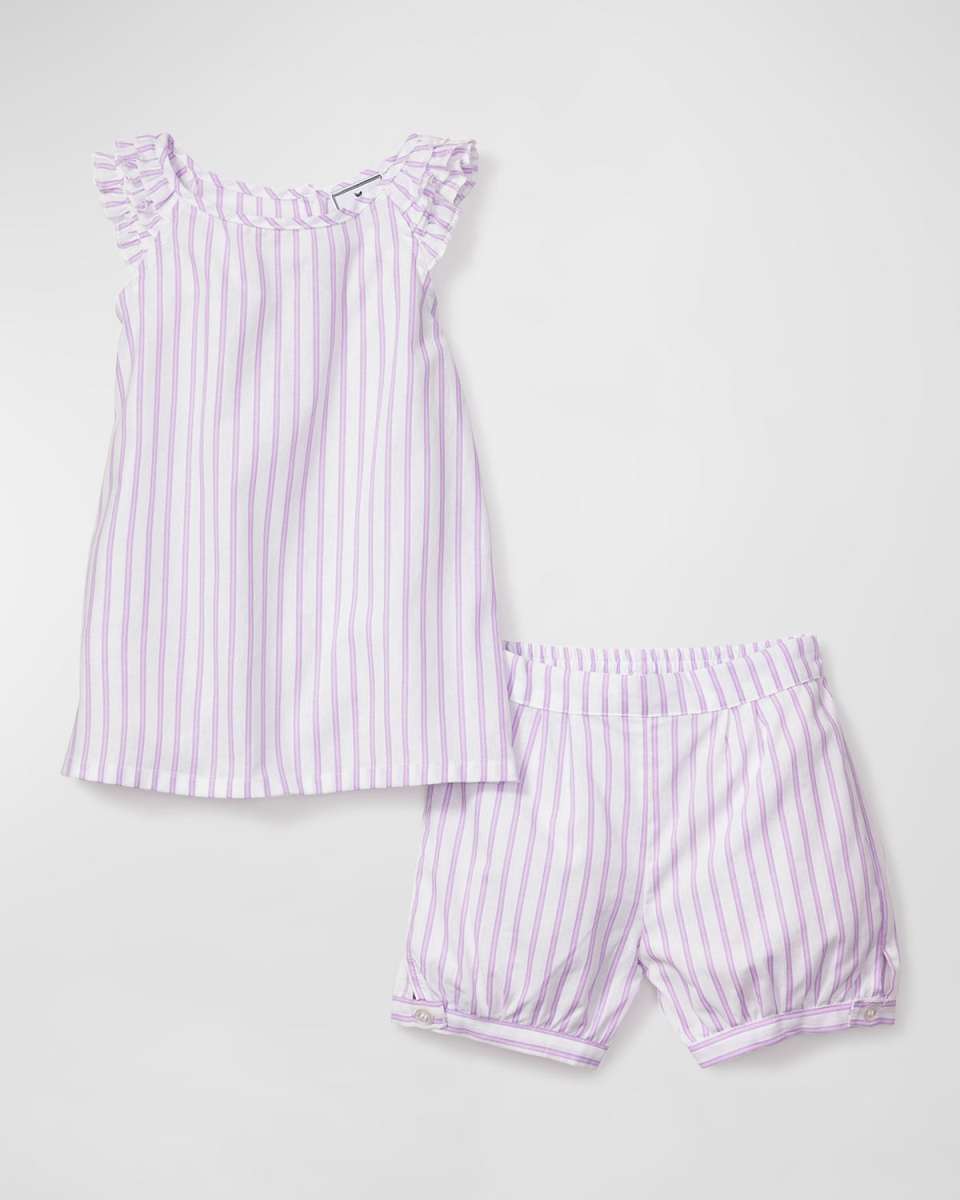 Girl's Amelie Striped Shorts Set, Size 2-12