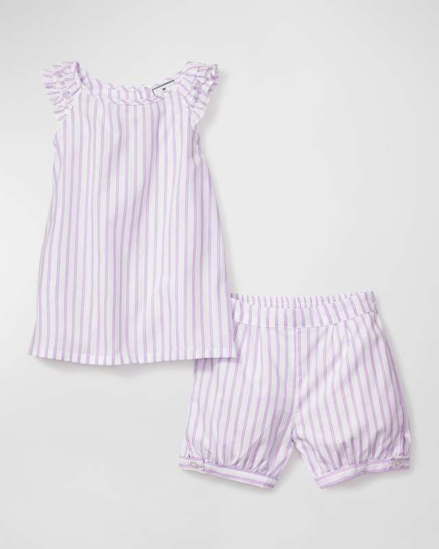 Girl's Amelie Striped Shorts Set, Size 2-12
