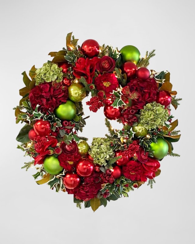 34" Deluxe Display Christmas Wreath