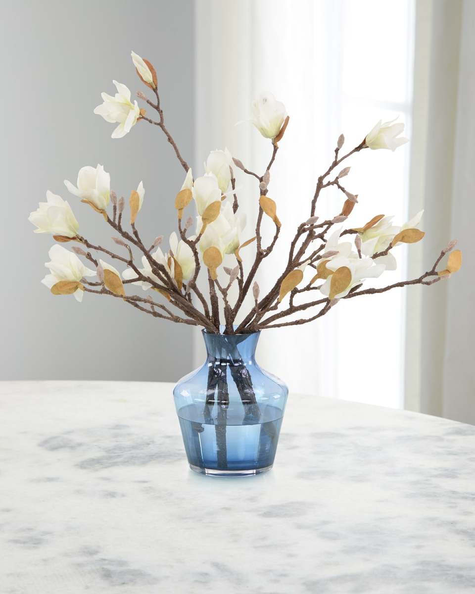 Saucer Magnolias Faux-Floral Arrangement