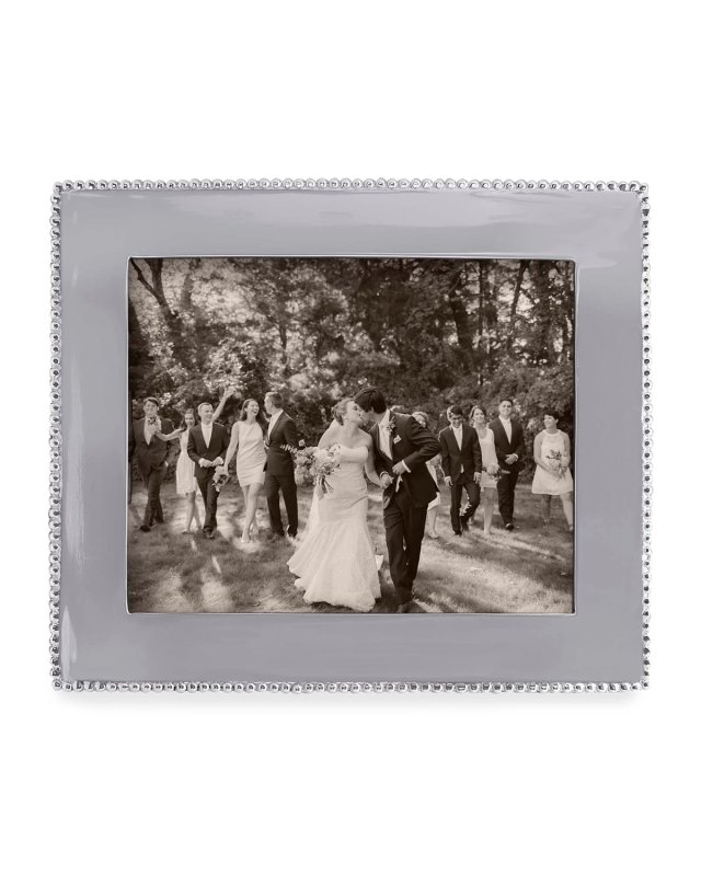 Beaded Engravable Picture Frame, 8" x 10"