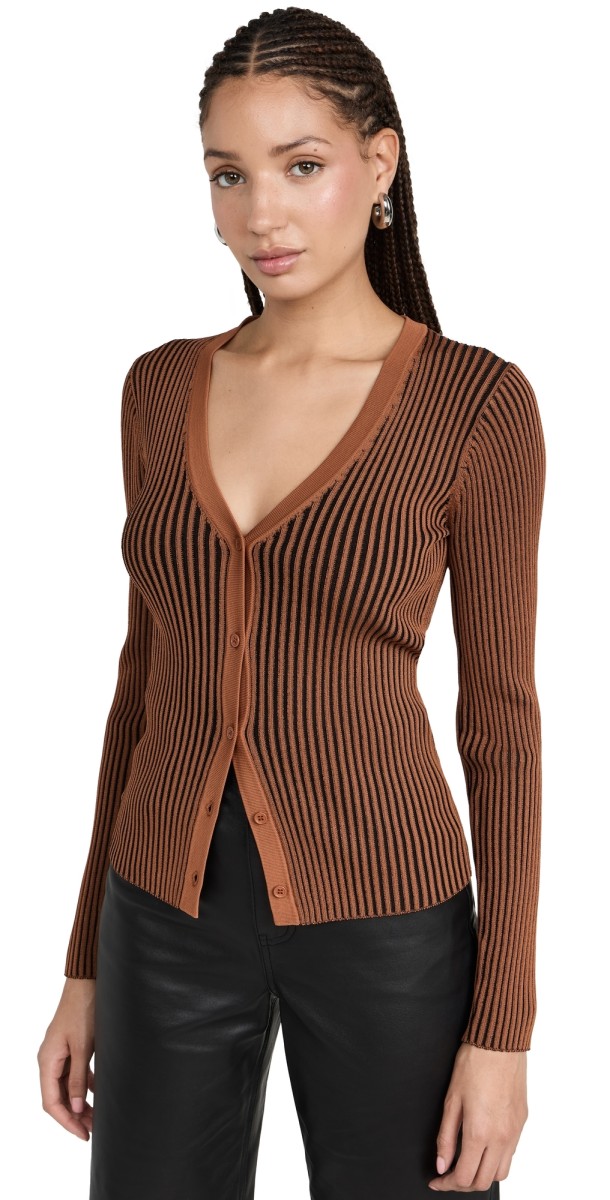 STAUD Cargo Sweater Black/Tan