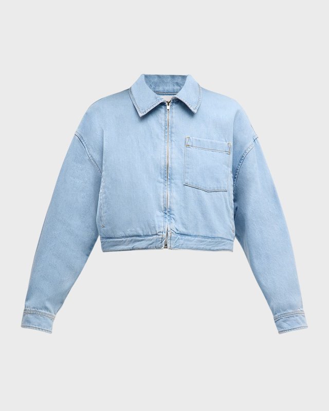 Anton Cropped Denim Jacket