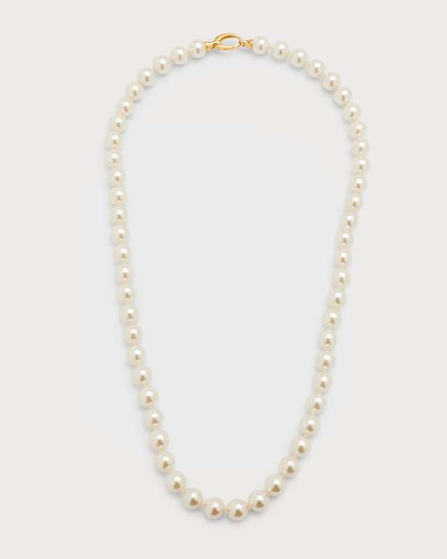 Lyra Pearl-Strand Necklace, 24"L