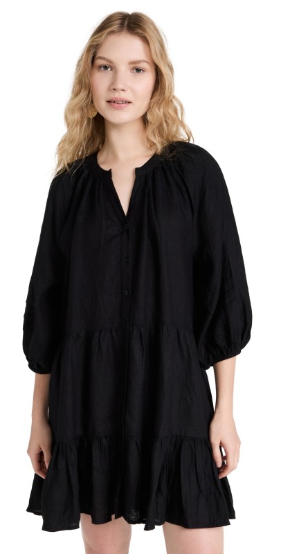 Apiece Apart Mini Mitte Dress Black