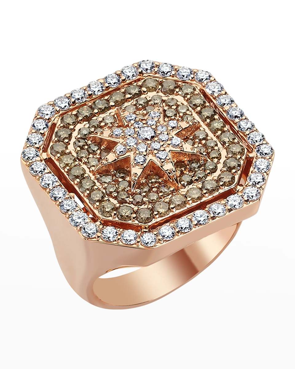 Venus Star Two-Tone Diamond Ring
