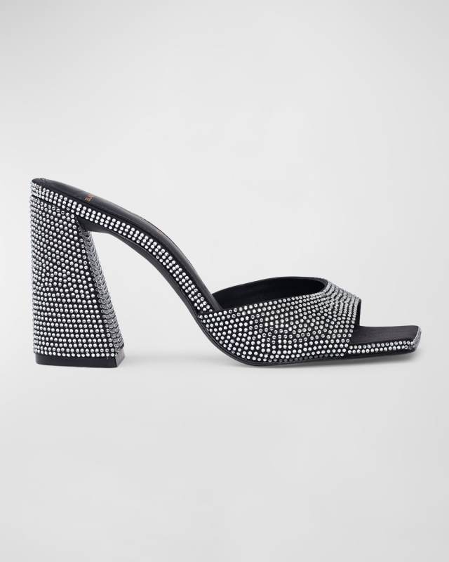 Daisy Crystal Mule Sandals