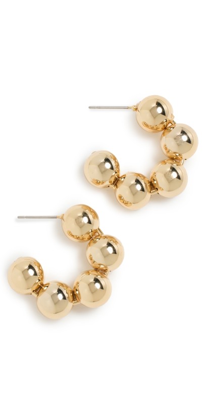 SHASHI Paloma Hoops Gold