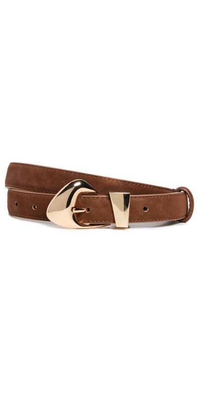 SHASHI Isosceles Buckle Belt Black